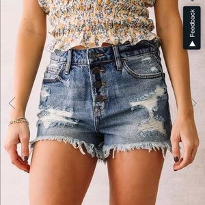 Hidden Jean Mom Shorts